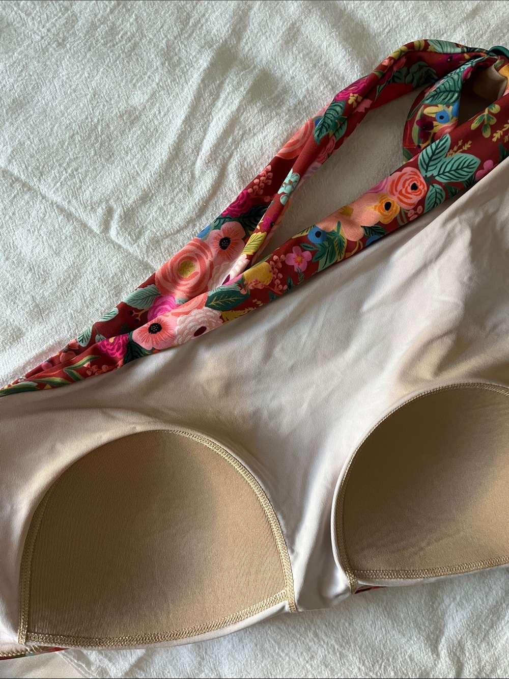 summersalt x rifle paper co One-Shoulder Bikini Set - Picture 5 of 8